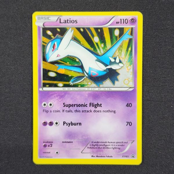 Latios XY65 Black Star Promo Holo Rare Vintage Pokemon Trading Card