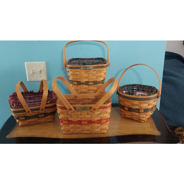 Excellent Group Of Longaberger Baskets - See Pics
