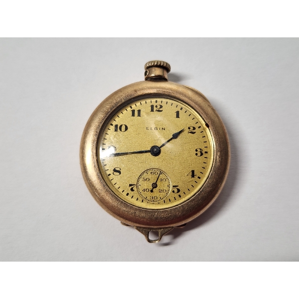 10K Gold Filled Elgin Pocket Watch Total Weight: 16.3g