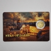 Image 1 : 2026 Republic of Liberia Star of David $12 Coin 1/1000 Troy Ounce .9999 Fine Gold in Card W/ Serial 