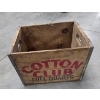 Image 2 : Vintage Cotton Club Wood Crate & Collection Of 45 Records -No Shipping