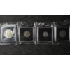 Image 1 : (4) Silver Coins - Kennedy Half (40%), War Nickel (35%),  Mercury Dime (90%), Standing Liberty (90%)