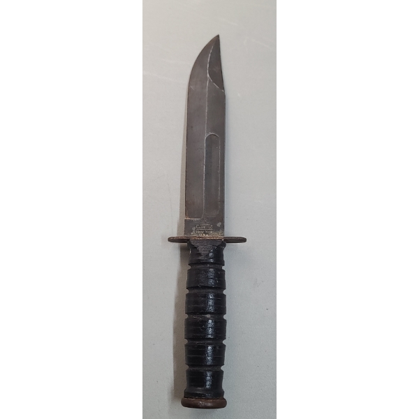 Vintage Camillus New York Mark 2 Fixed 7" Blade Combat Knife