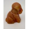 Image 2 : Adorable Degenhart Vintage Glass Dog Figurine -Tangerine