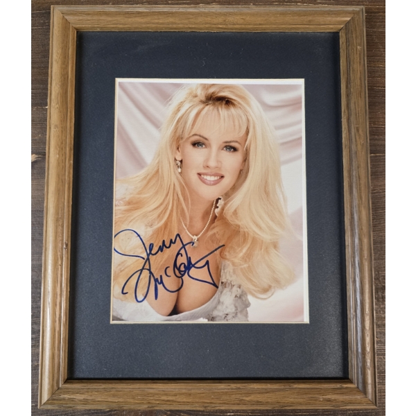 Autographed Jenny McCarthy 8x10 Headshot - Framed