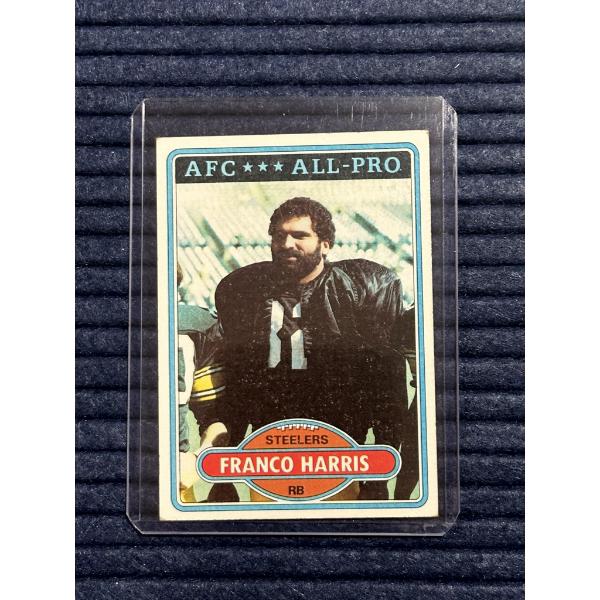 1980 Topps Franco Harris AFC All Pro Football Trading Card - Mint