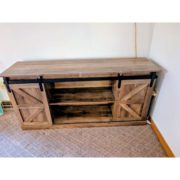 Rustic Tv Center 16"x58"x27" In Like New Condition