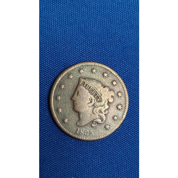 United States 1835 Matron Head Large Cent 