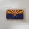 Image 1 : Arizona State Flag Colorized Copper Bar - 1 AVP oz .999 Fine Copper - Sealed 
