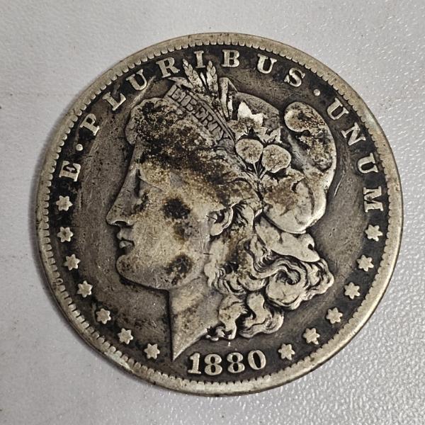 1880 S Morgan 90% Silver Dollar FV: $1.00