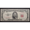 Image 1 : RARE U.S. Currency - 1953C $5  STAR NOTE