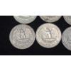 Image 9 : Assorted Years 90% Silver Washington Quarters - Face Value: $3.00