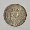 Image 2 : 1957 Netherlands Queen Juliana One Gulden 72% Silver Coin (ASW: 0.1505 troy ounces)