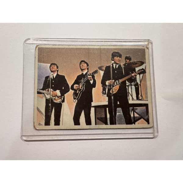 1964 Topps Beatles Card #12A Card In Protective Holder - Incredible Card