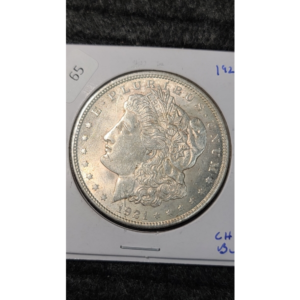 1921 90% Silver Morgan Dollar