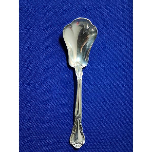 Gorham Chantilly Sterling Silver Serving Shell Spoon Weight: 32.0g