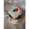 Image 4 : Elegant 4" Collectable Shoes, Vintage Ceramic Blue Dish With Lid, And Tin Mug & Bowl