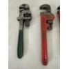 Image 3 : 4 Heavy Duty Pipe Wrenches - Lightly Used