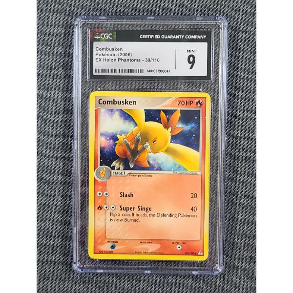 CGC Combusken Pokémon 2006 EX Holon Phantoms #39/110 Mint 9 Card 