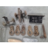 Image 4 : Vintage Collectables Including Door Knobs & Hardware, Pottery Scrapers, Glass Tubes And More