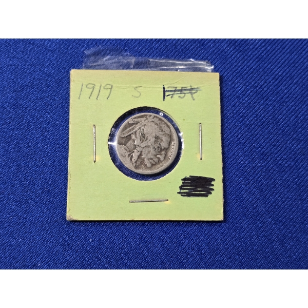 *Better Date* 1919- S Indian Head Buffalo Nickel