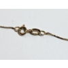 Image 3 : Gorgeous 14K Gold Heart Necklace with Blue and Clear Stones - TW: 4.1g - 19in