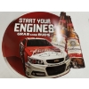 Image 1 : Budweiser Chevrolet Start Your Engines 26"x29" Metal Sign - Great Condition - No Shipping