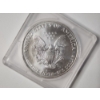 Image 4 : Very Nice 1998 United States One Troy Oz American Eagle .999 Fine Silver Round in Protective Case