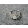 Image 5 : BEAUTIFUL & STUNNING Sterling Silver Opal Ring ~ Size 7 ~ Weighing 3.7 Grams ~ DON'T MISS THIS!