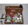 Image 2 : Vintage Collectables Including Lead Mary Statue, Metal Cowboys & Indians Toys, Trinkets, Pins, & Mor