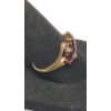 Image 3 : Vintage Women's 10K Yellow Gold Ring With Garnet - Size 8 - Weight: 2.8g
