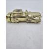 Image 1 : Avon "Solid Gold" Cadillac Leather After Shave Bottle