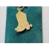 Image 3 : 14K Yellow Gold Cowboy Boots Pendant TW: 0.8g