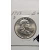 Image 5 : United States 1958 & 1959-D 90% Silver Franklin Half Dollars - Face Value: $1.00