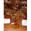 Image 4 : Vintage Fenton Amber Ruffled Glass Lot - See Pics