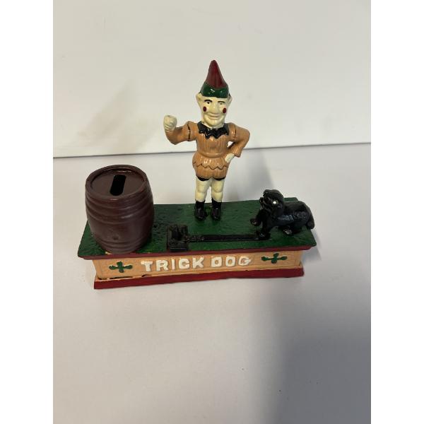 Figurine - Trick Dog - Trick Dog with Barrel, Ax, & Man, Upper Deck Ltd 