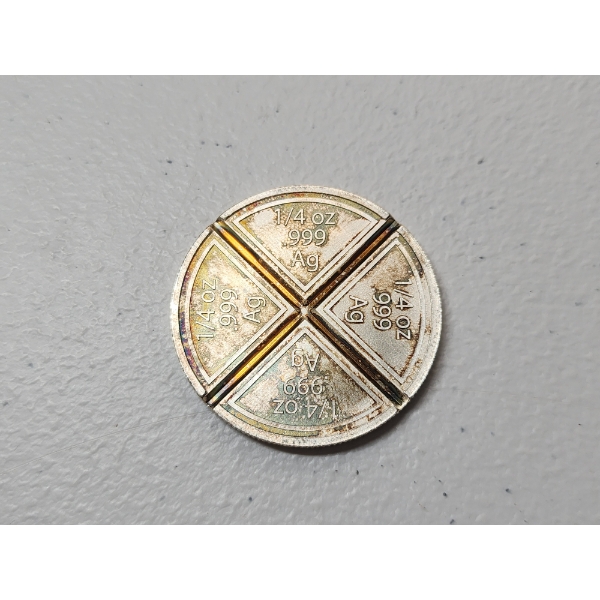 Pop Bullion 1 oz .999 Fine Silver Divisible Round