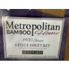 Image 2 : Metropolitan Bamboo Home 1800 Series 6 Piece Sheet Set, Queen Size 
