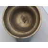 Image 4 : Vintage 8.5" Sarna India Etched Brass Bell/Candlestick Holder Combination (Without Weight)