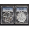 Image 1 : 2 PCGS MS69 American Silver Eagles