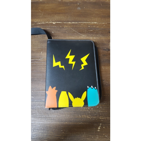 Mini Pokémon Trading Card 3 Ring 4 Card Pocket Zip Up Binder With Sleeves - See Description