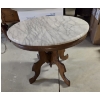 Image 1 : *Pick Up At Mantua Home-No Shipping Available* Gorgeous Vintage Marble Top Side Table In Great Condi