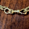 Image 3 : Stunning 18k Solid Gold Rope Chain / Necklace 75% Pure Gold 51" Length w 14k Clasp 14.7 Gr Total Wt