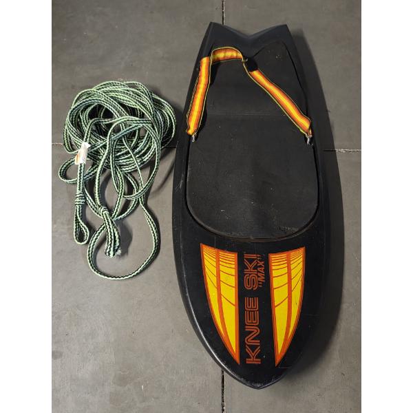 Great Condition Fun Knee Ski Board And Tow Rope 