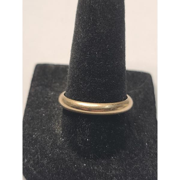 14K Yellow Gold Simple Wedding Band - Size 8.5 - Weight: 3.7g