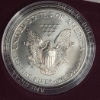 Image 4 : United States 1990 One Troy Ounce .999 Fine SIlver American Eagle With Original Packaging