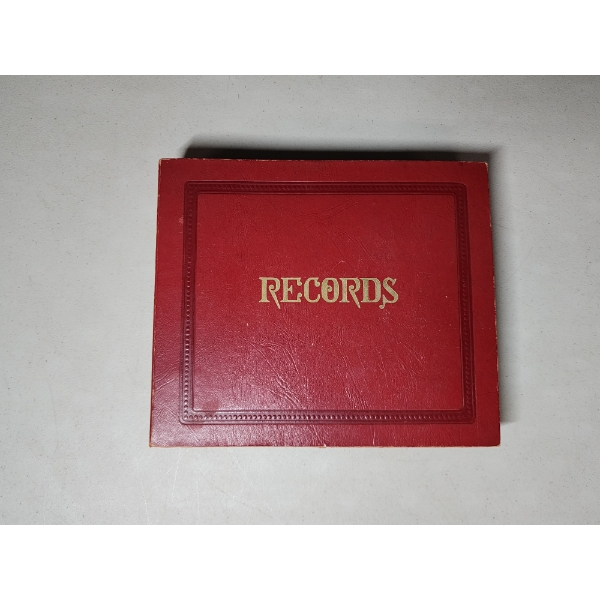 Vintage Storage Case for 7in Vinyl Records: Including 12 Records - Elvis Presley, Pat Boone, & MORE!