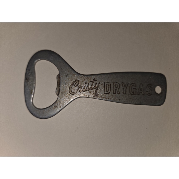 Vintage Cristy Dry Gas Advertising Bottle Opener