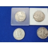Image 2 : Lot of 10 Silver Half Dollars: x2 Franklin Half Dollars & x8 Walking Liberty Half Dollars FV: $5.00