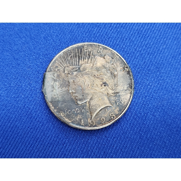 1923 90% Silver Peace Dollar
